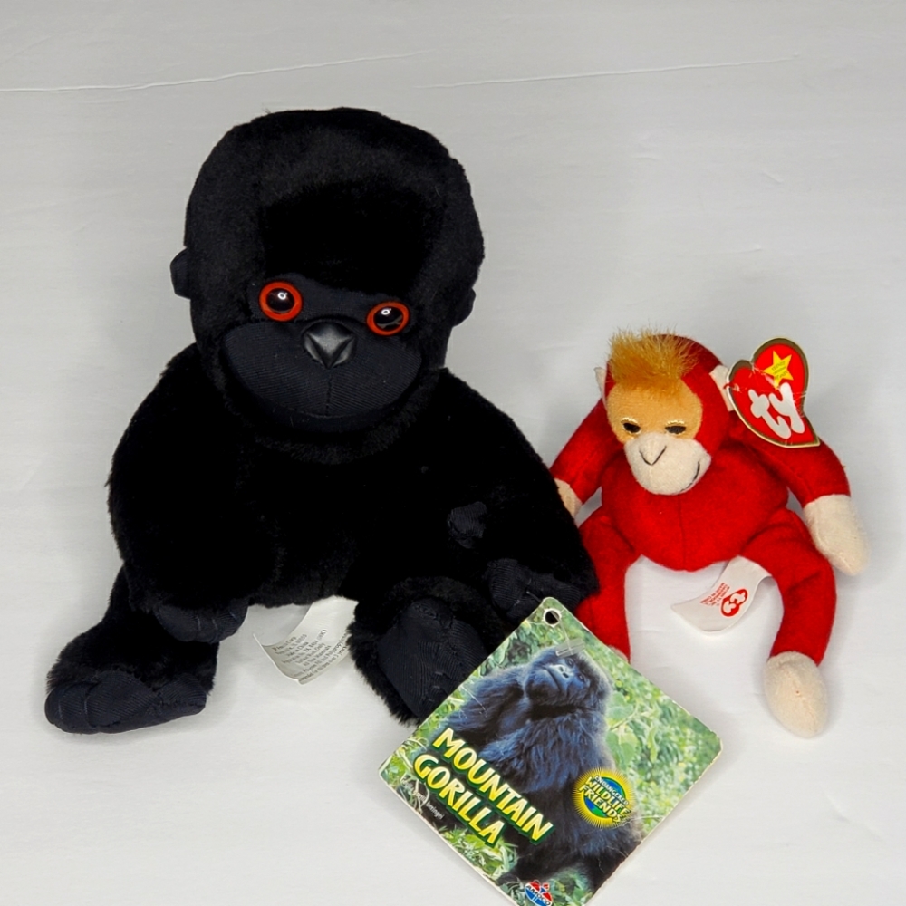 Toy Gorilla & Orangutan